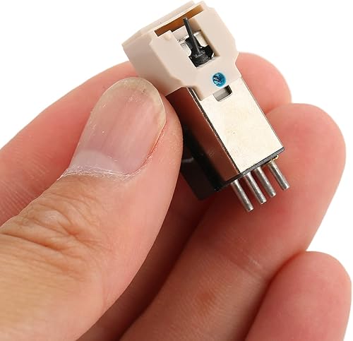 Miniatura 7 de Reemplazo de agujas de tocadiscos, cartucho magnético móvil MM aguja de repuesto profesional para tocadiscos LP fonógrafo