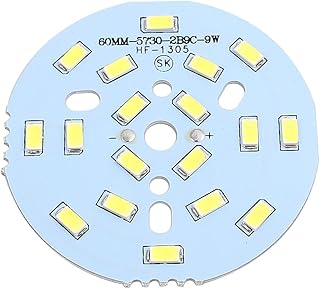 Aexit 60mm Dia 9W 18 LEDs 5730 SMD Pure White LED Ceiling Light Aluminum Board (ae19c8fefe83f20bcdd289cacba2e1a5)