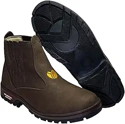 Botina Modativa Agriculture Couro Nobuck Legítimo