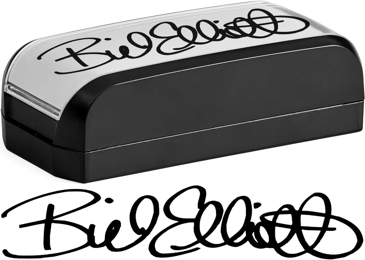 MaxMark Customized Pre-Inked Pocket Stamp - Up to 5 Lines of Text - Large Size - Choose from 15 Ink Colors