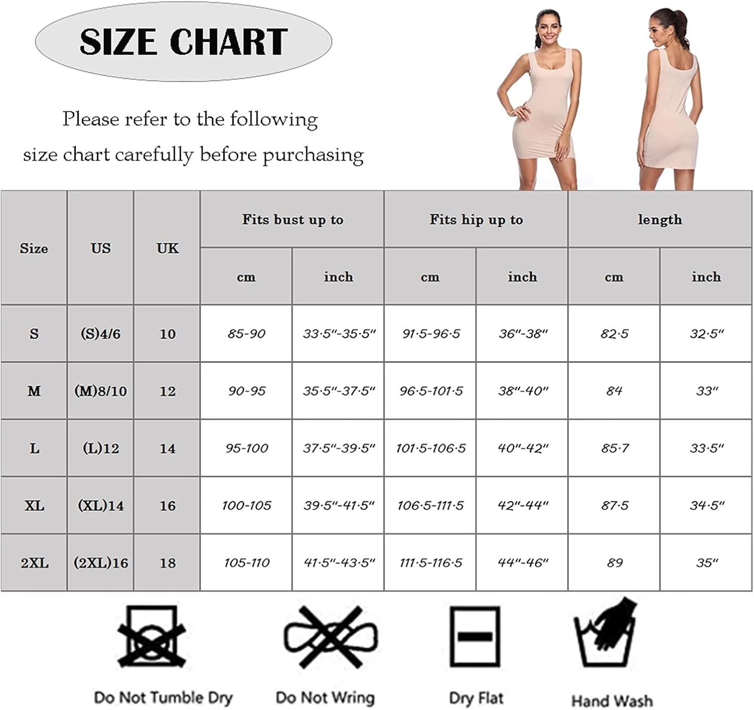 TEMKIN Women Slimming Underwear Slip Dress Shapewear Camisole Body Shaper Waist Trainer Corset Lining Underdress (Color : Nude, Size : M.)