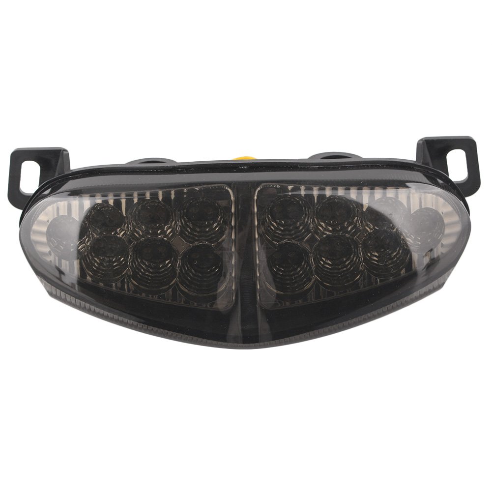 Luz trasera de señal de giro y freno de scooter, lámpara LED integrada para ER6N 2009 2010 2011