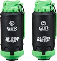 Vista 10 de Lancer Tactical - GBR Outdoor 130 Rondas Ducha de Impacto BB ABS Accionada por Resorte para Airsoft, Paquete de 2