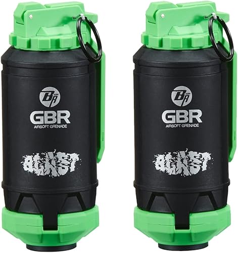 Vista 5 de Lancer Tactical - GBR Outdoor 130 Rondas Ducha de Impacto BB ABS Accionada por Resorte para Airsoft, Paquete de 2