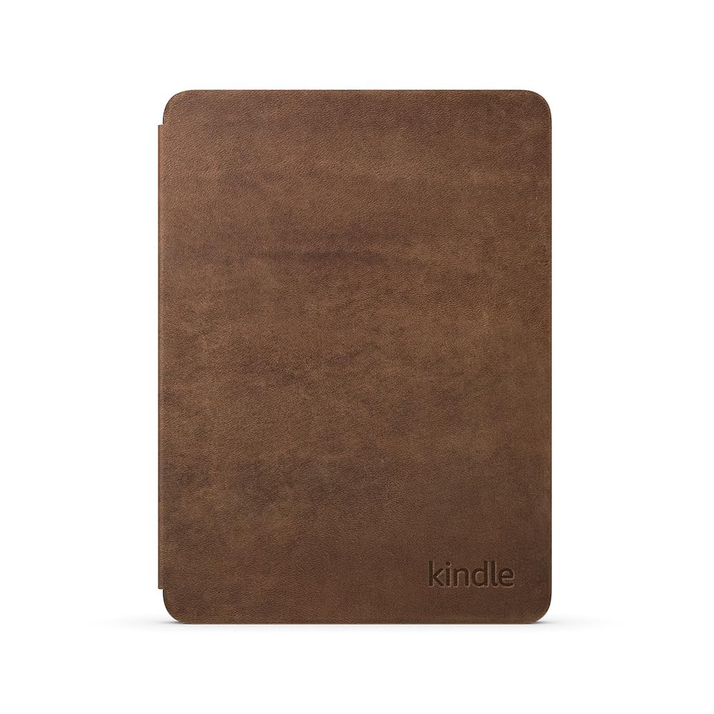 Kindle Paperwhite Signature Edition (versione 2024) da 32 GB senza pubblicità, una custodia in pelle Amazon Premium e un dock di ricarica wireless Made for Amazon