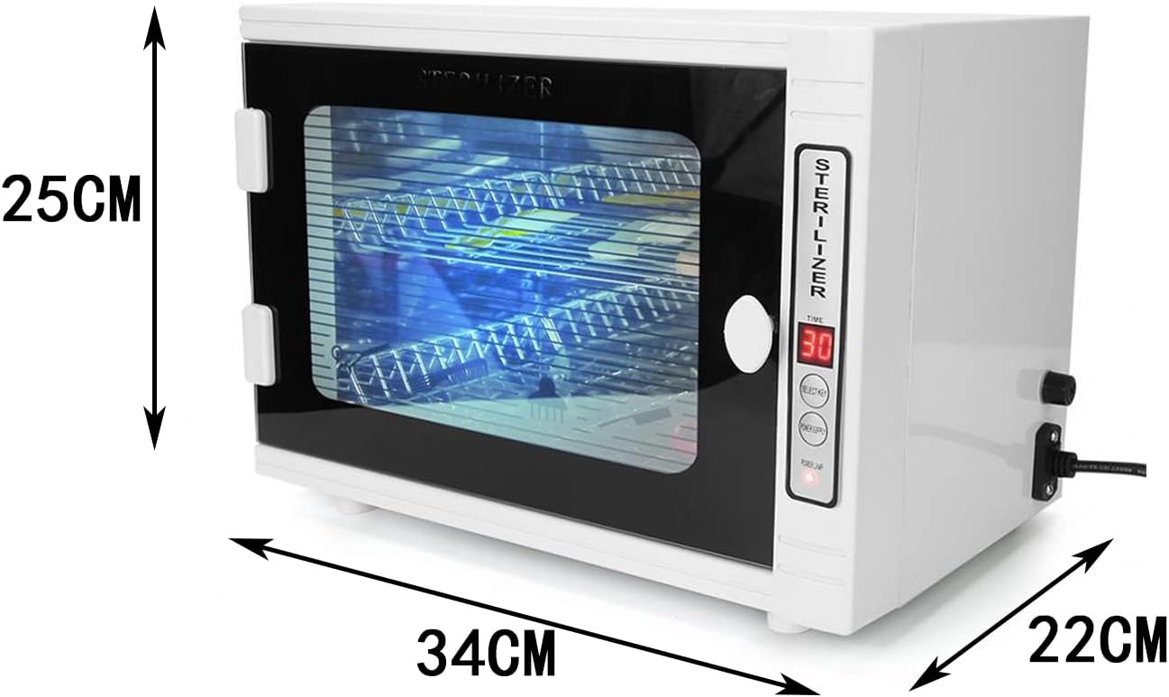 Hot Heat Towel Warmer with Two Layers Stainless Tray Cabinet Multi-Functional 12L for Manicure Spa Hair Beauty Salon Barber Dental Clinic Family Scissor Tools Health Steamer Equipment : Beauty & Personal Care