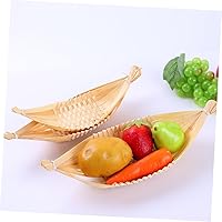 Vista 2 de 4 unids plato Snack Container Fruit Basket Candy Tray Basket Tray Snack Tray Snack Holder Candy Boxes Fruit Tray Candy Case Snack Case