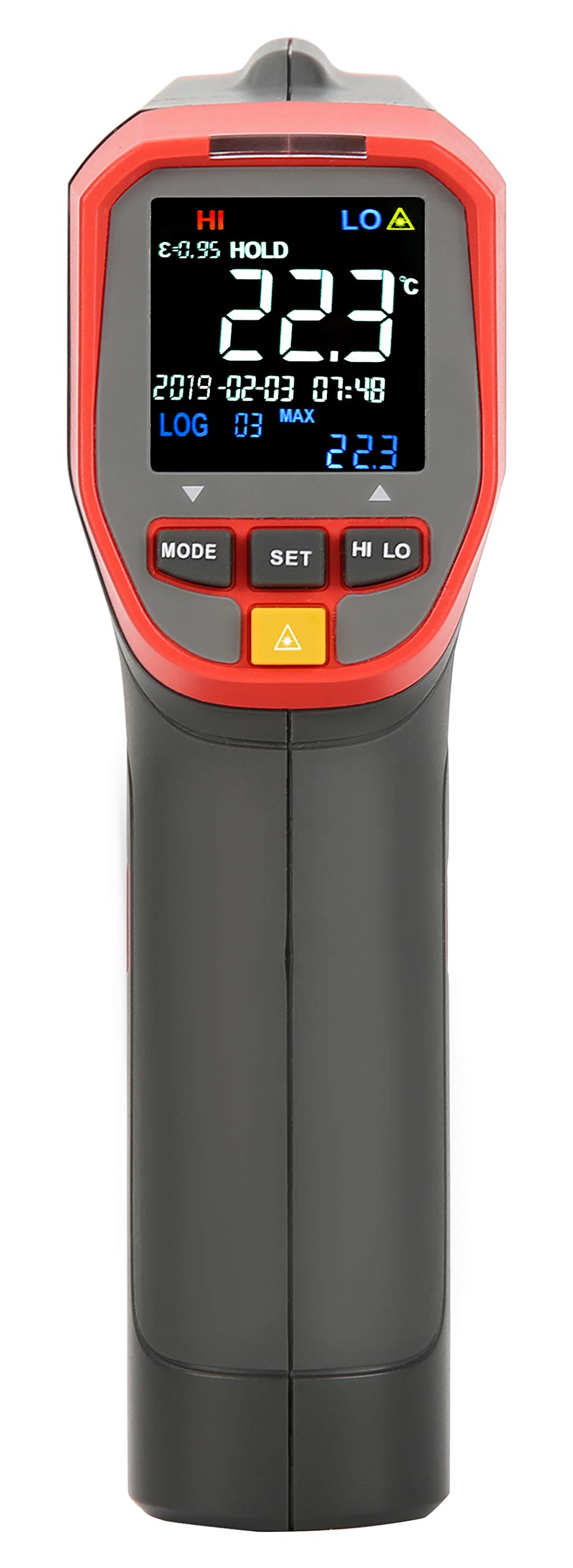 UNI-T UT301C+ Termometro a infrarossi, 12:1 Rapporto con Anello Laser, -32° C-600° C/-25.6° F-1112° F