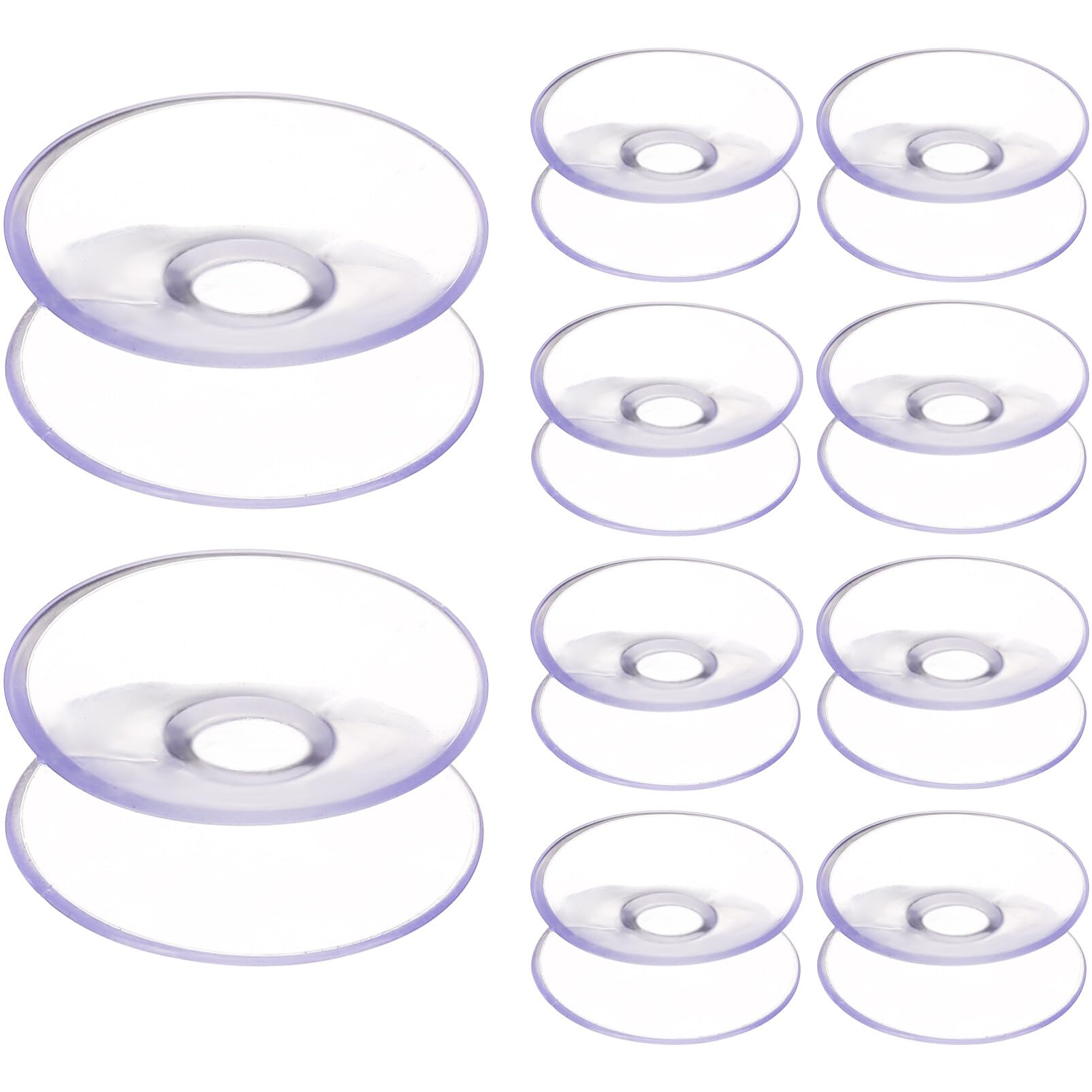Cabilock Double-Sided Suction Cups 30mm Window Suction Cups Hook Dual Side Sucker Pads
