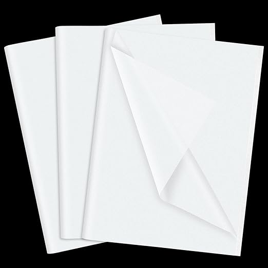 NEBURORA White Tissue Paper for Gift Bags 60 Sheets White