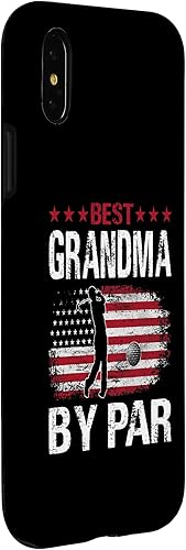 Miniatura 3 de iPhone XXS Golf Best Grandma By Par American Flag Father's Day Case