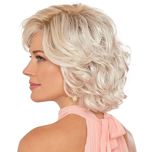 Vista 49 de Gabor Hairuwear - Peluca rizada de barril de longitud media Blushing Beauty, gorra de tamaño medio, GL12-14 moca