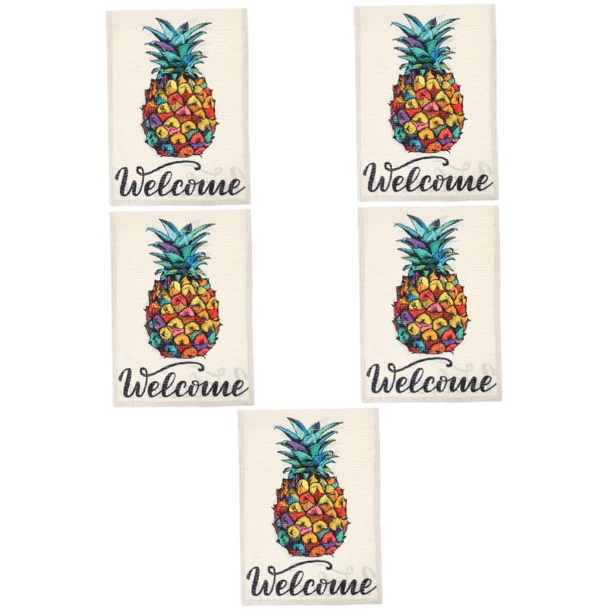 Drapeau de jardin double face résistant motif ananas BESPORTBLE