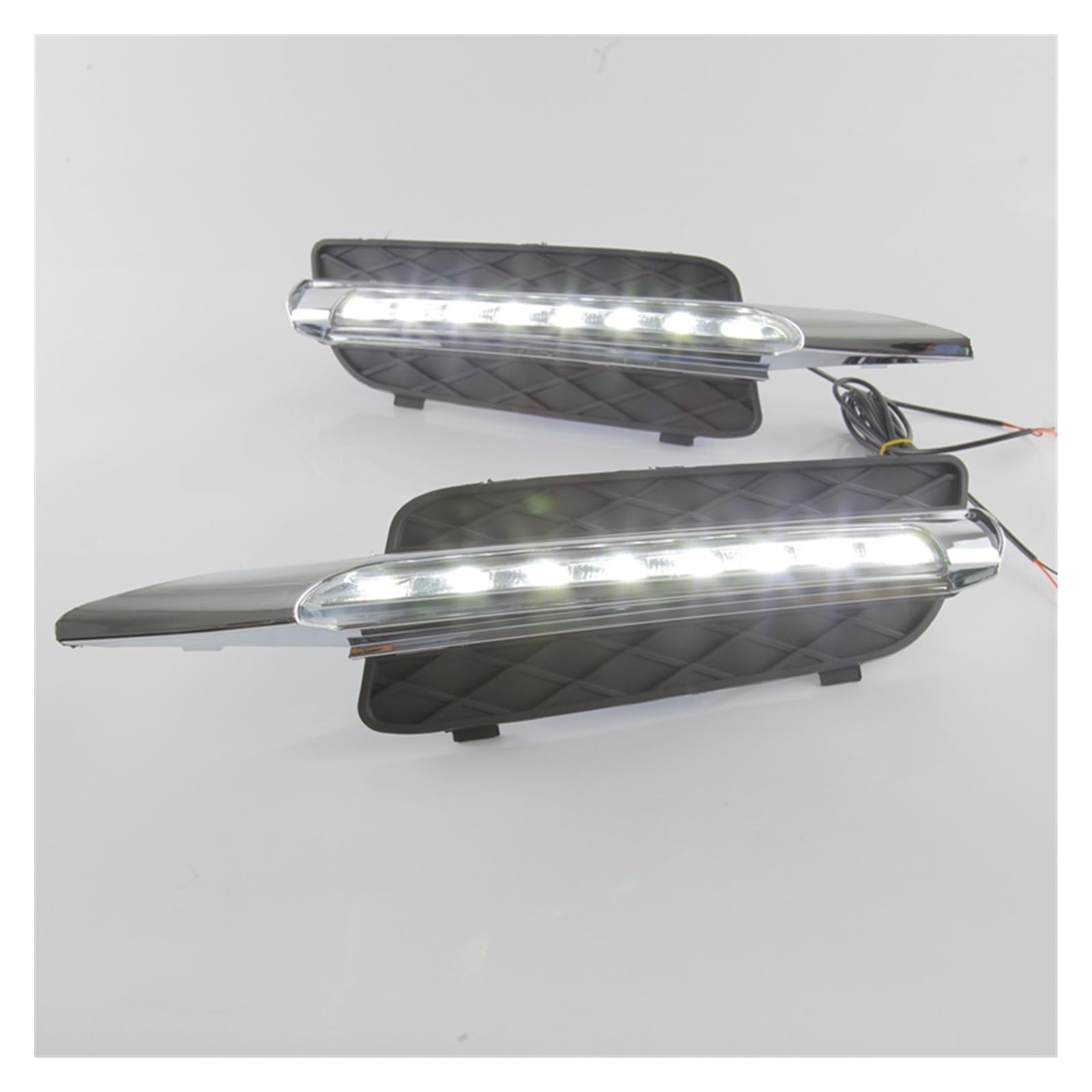 luz antiniebla Coche LED DRL Para X5 E70 2007 2008 2009 2010 12V Luces De Circulación Diurna Con Atenuación Automática Faro Antiniebla Para Coche