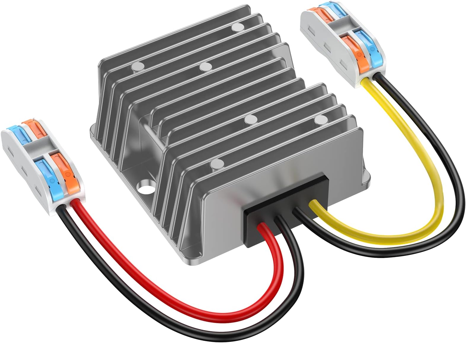 12V to 24V DC Step up Converter 10A 240W, 12V to 24V Converter with Wire Terminal Block, 12 to 24 Volt Step up Converter for Golf Cart Truck Vehicle Boat (Accept DC9-20V Inputs)