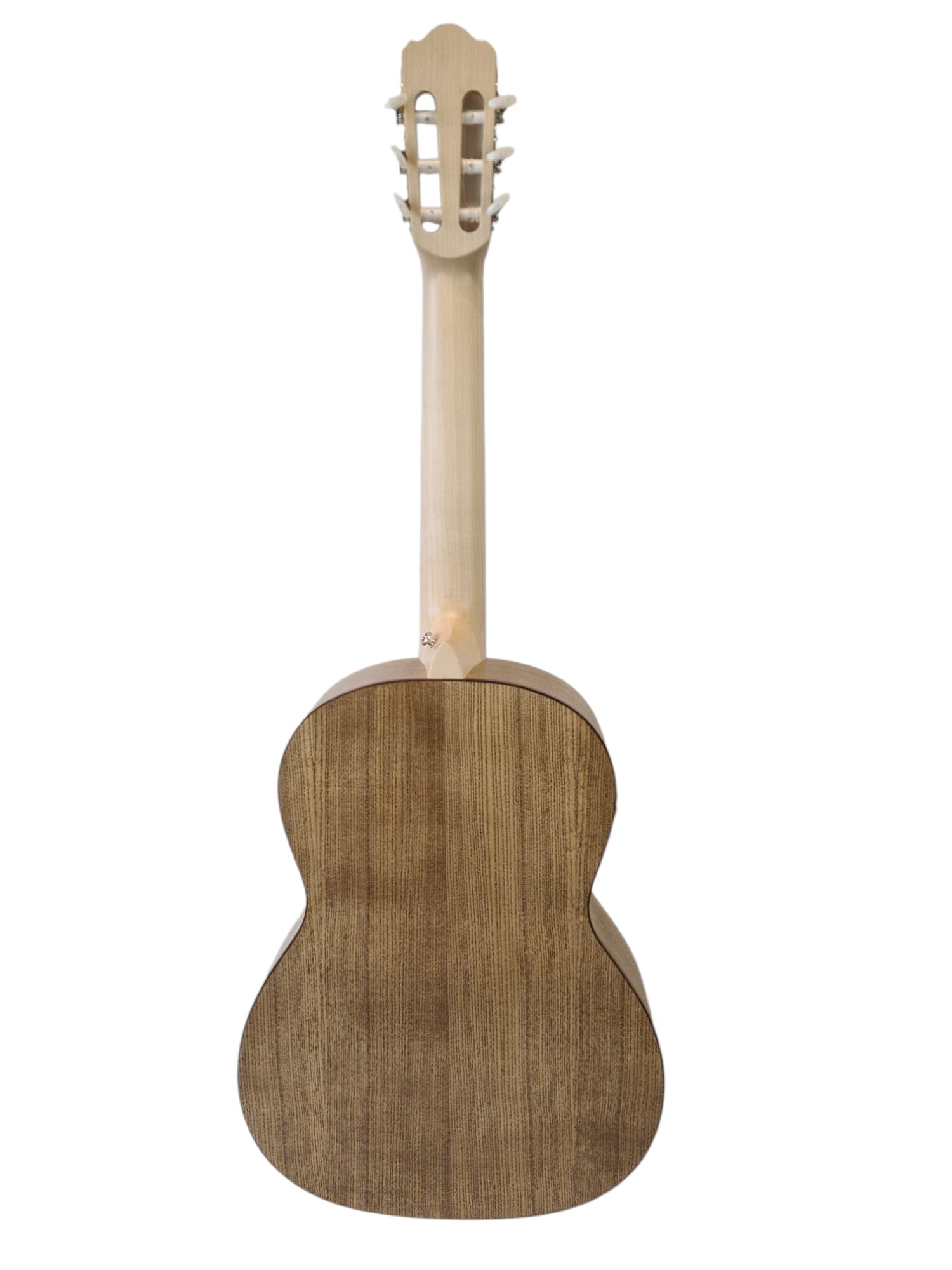 WoidBua SS300 - Chitarra da concerto 4/4, in abete massello di noce Fishman pre-amplificatore, con custodia e cinghia, per chitarra professionale calda, suono folk, 650 mm, lunghezza 52 mm