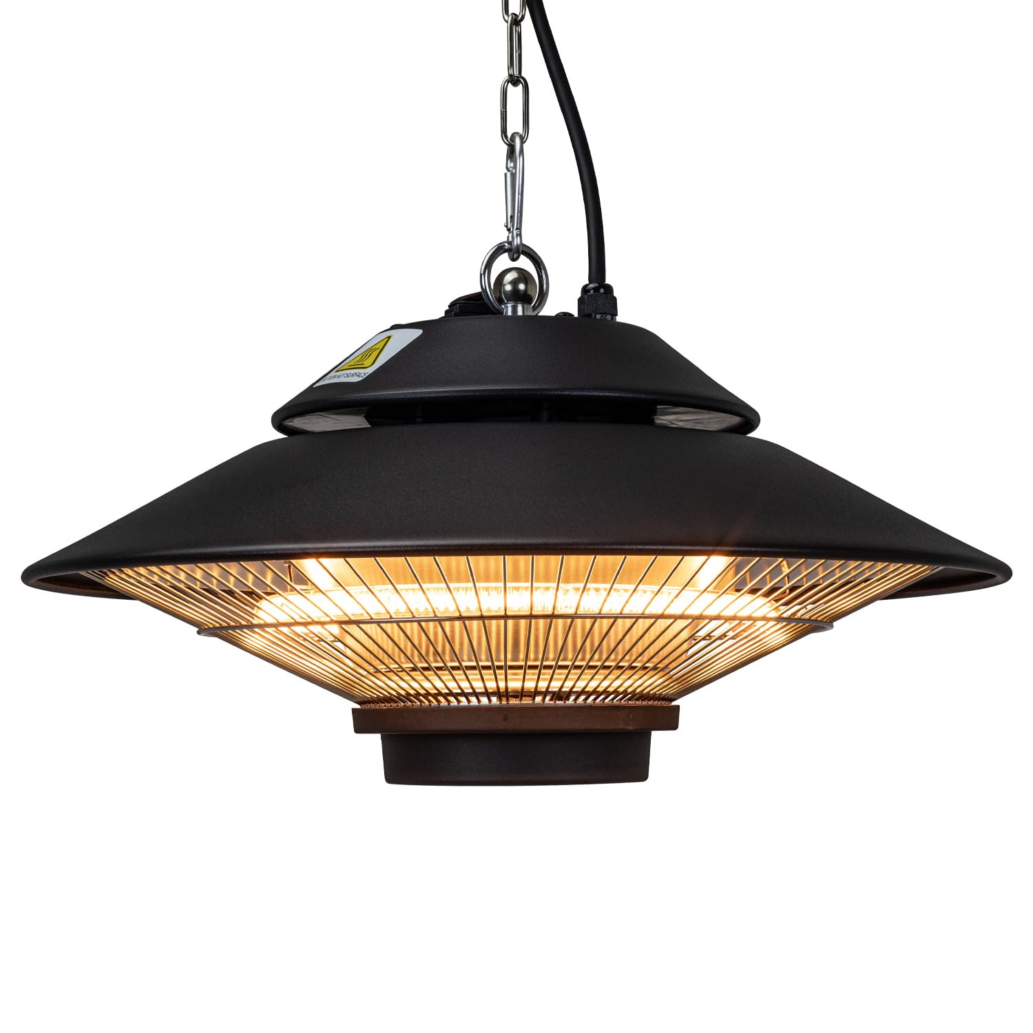 SIP Infrared Halogen Heater 230V 1.5kW Hanging Electric Patio Heater with Remote Control 5118 BTU/hr