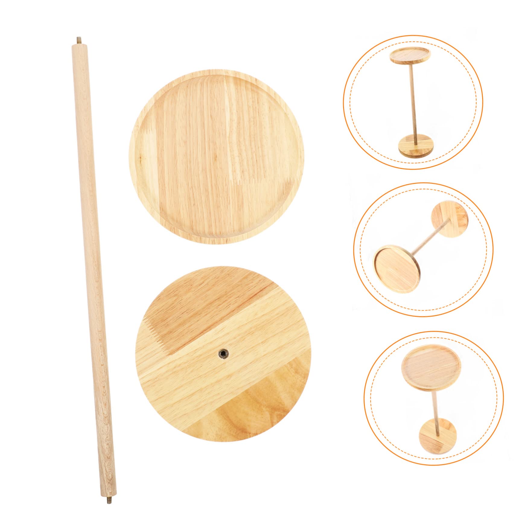 Abaodam Small Drum Rack Portable Ethereal Drum Stand Tongue Drum Floor Bracket Snare Drum Stand for Learners