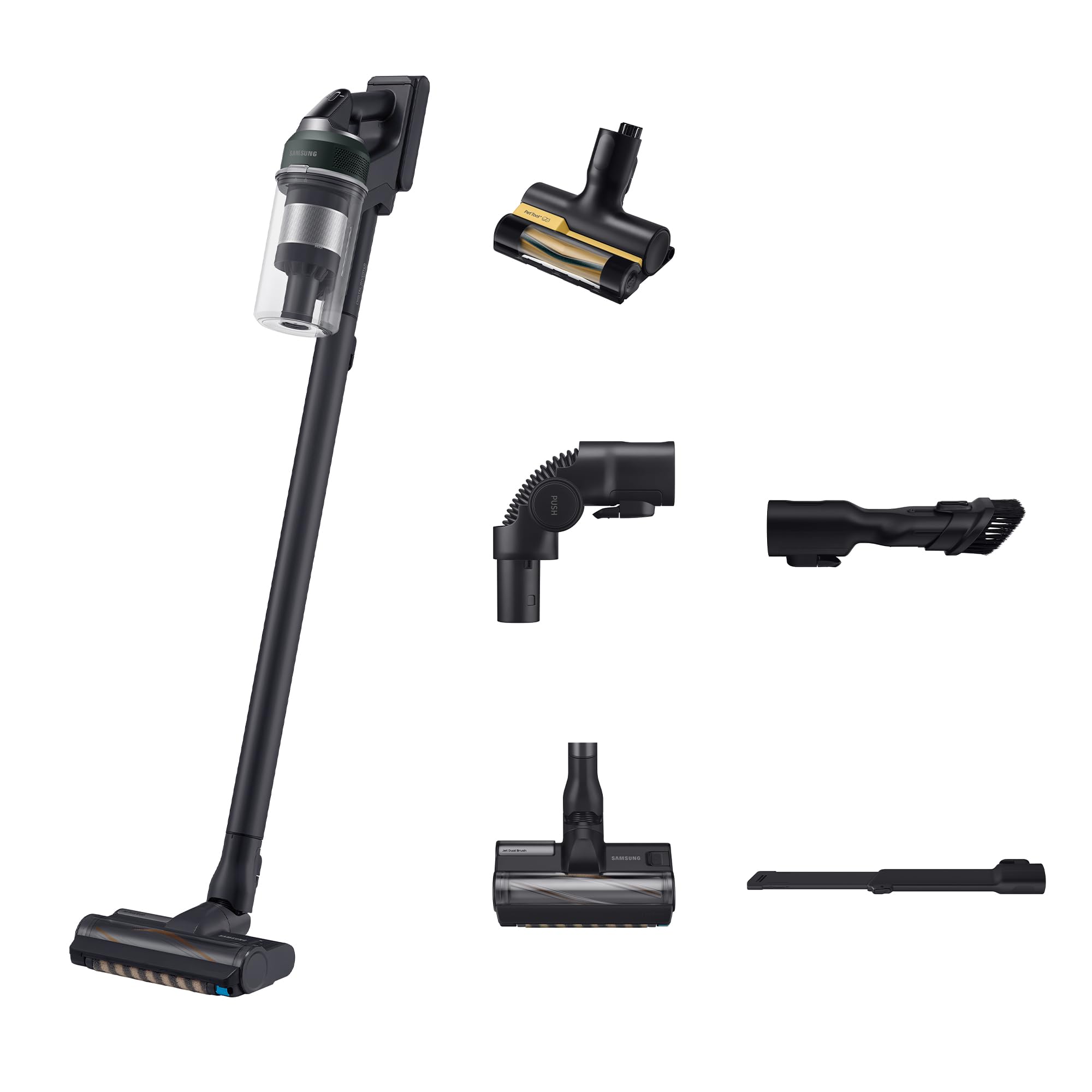 Samsung Woody Green Jet 85 Cordless Vacuum Cleaner With Pet Tool+ - 60 Minutes Run Time