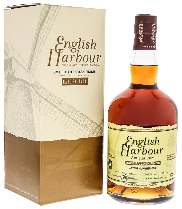 English Harbour I Madeira Cask Finish I 700 ml Flasche I 46% Volume I Finish Small Batch Antigua Rum