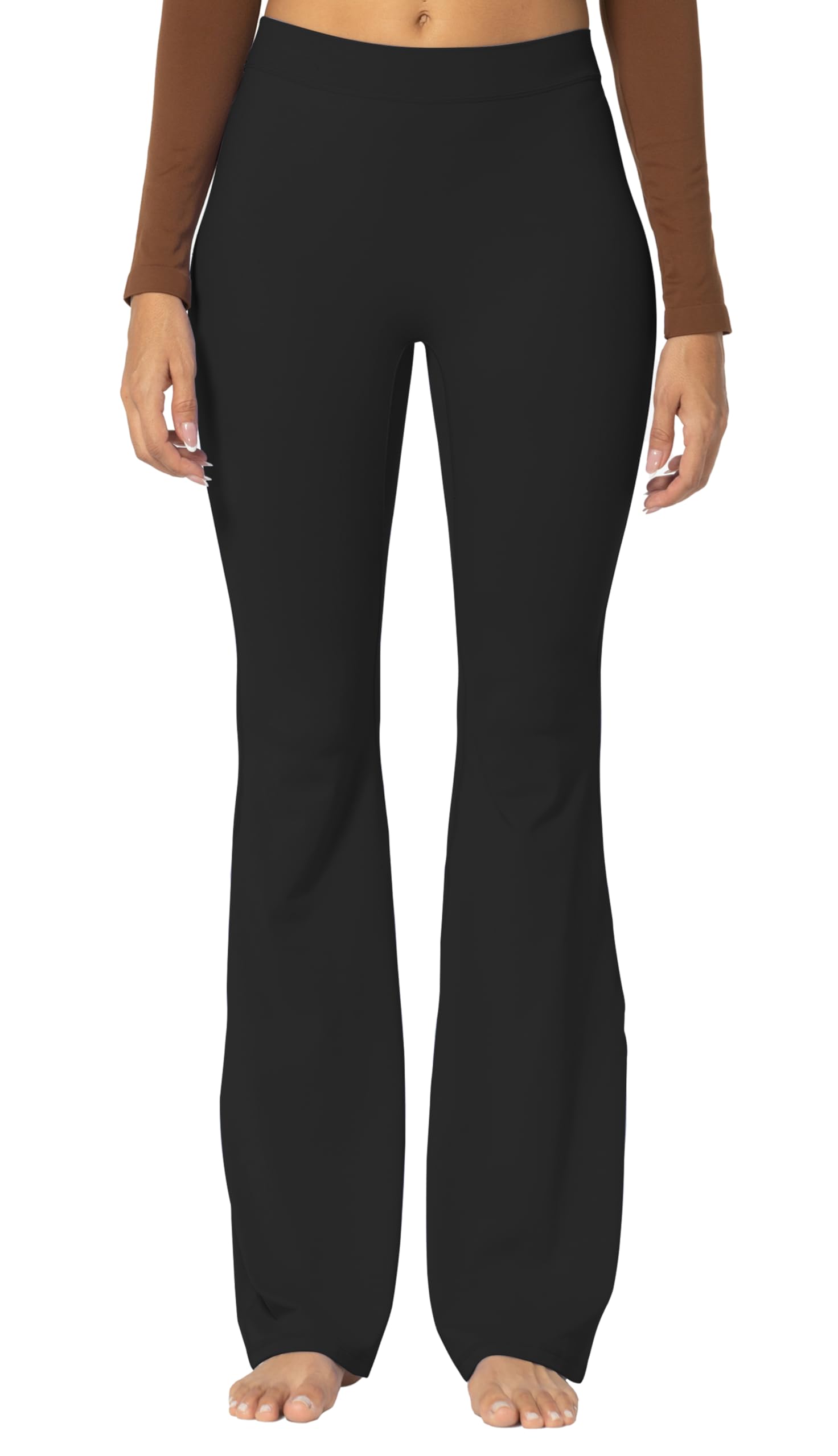 Amazon.com: Sunzel: Scrunch Flare Leggings