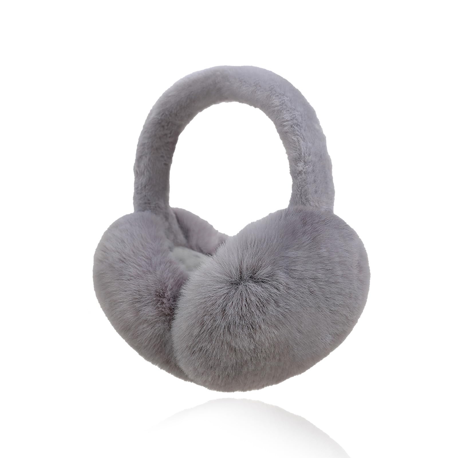 DUOJINSANXI Ear Muffs for Winter Women Men, Faux Fur Earmuffs, Fluffy Ear Warmers, Foldable Ear Warmer Earmuffs