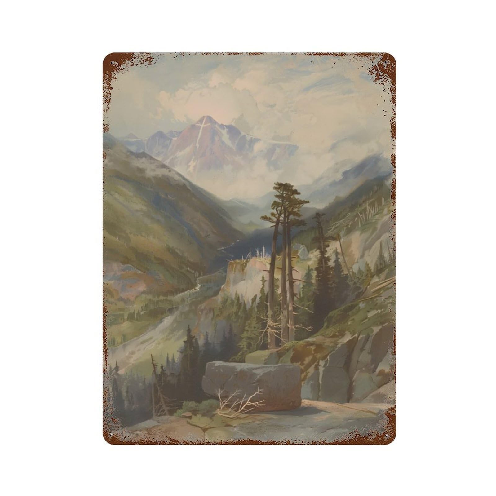 xiaoxiaoshen Thomas Moran (18) Wall Decor Art Metal Tin Poster Modern Home Decor Art Home Bar Shop Decorations Vintage Sign 40x30cm