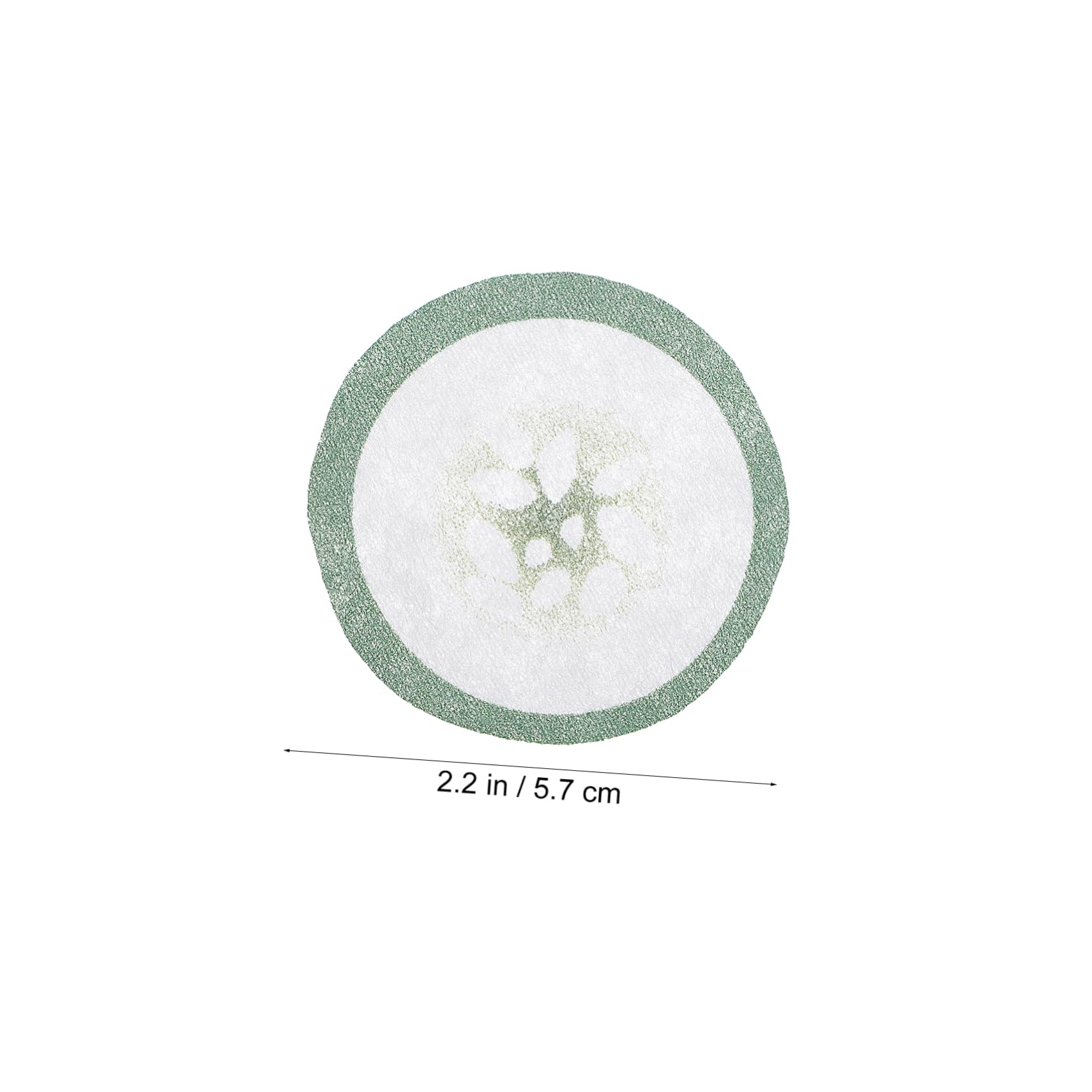 FOMIYES Non-woven Cucumber Eye Mask 100pcs Disposable Eye Mask Paper Skin Caring Beauty