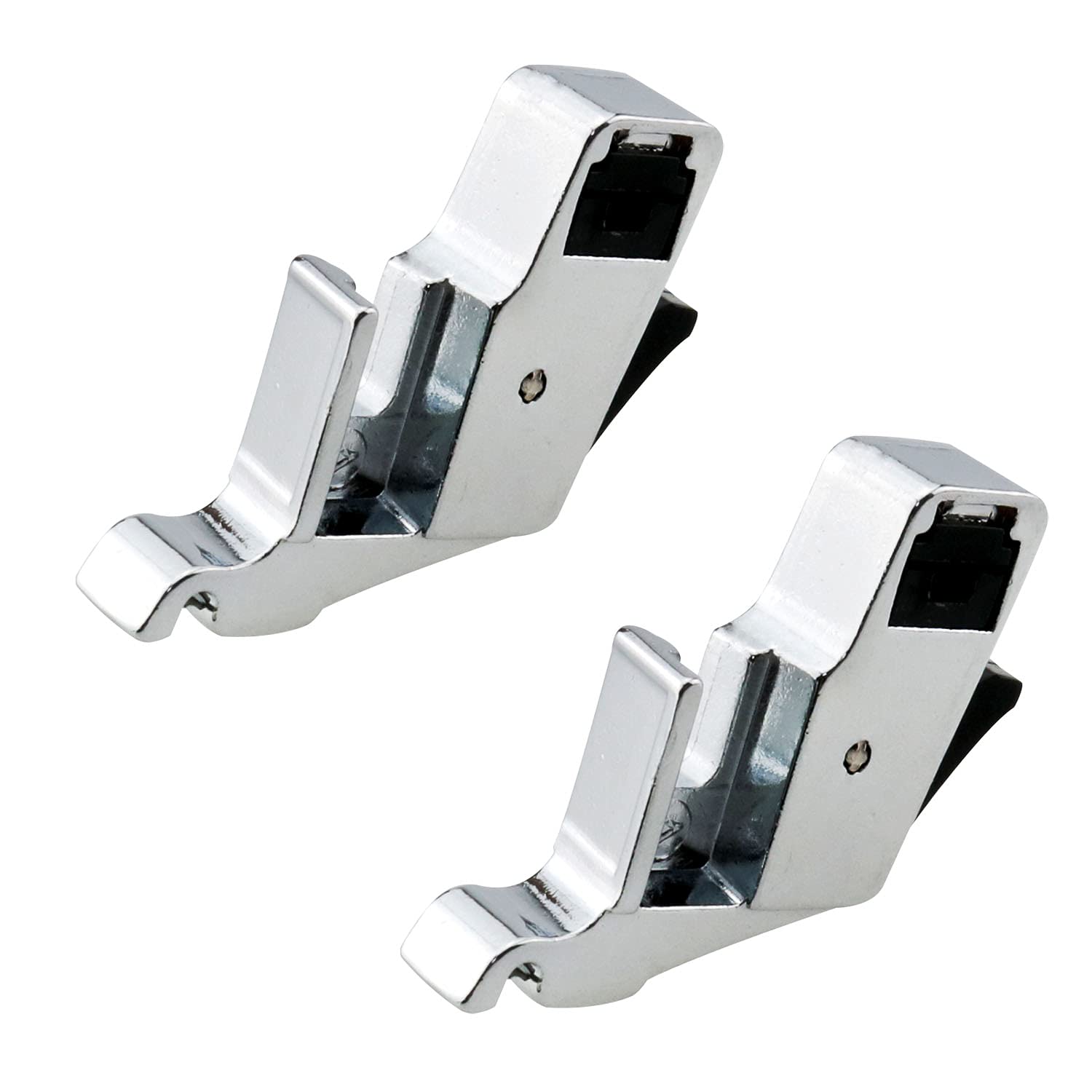 ZZHXSM 2Pcs Snap On Low Shank Adapter Presser Foot Holder for Sewing Machines