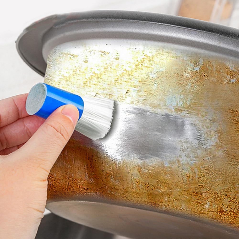 1PCS Cookware Cleaning Stick – Rust Stain Removal Scrubbing Brush Tool for Pots, Pans & Kitchen Surfaces, Blue