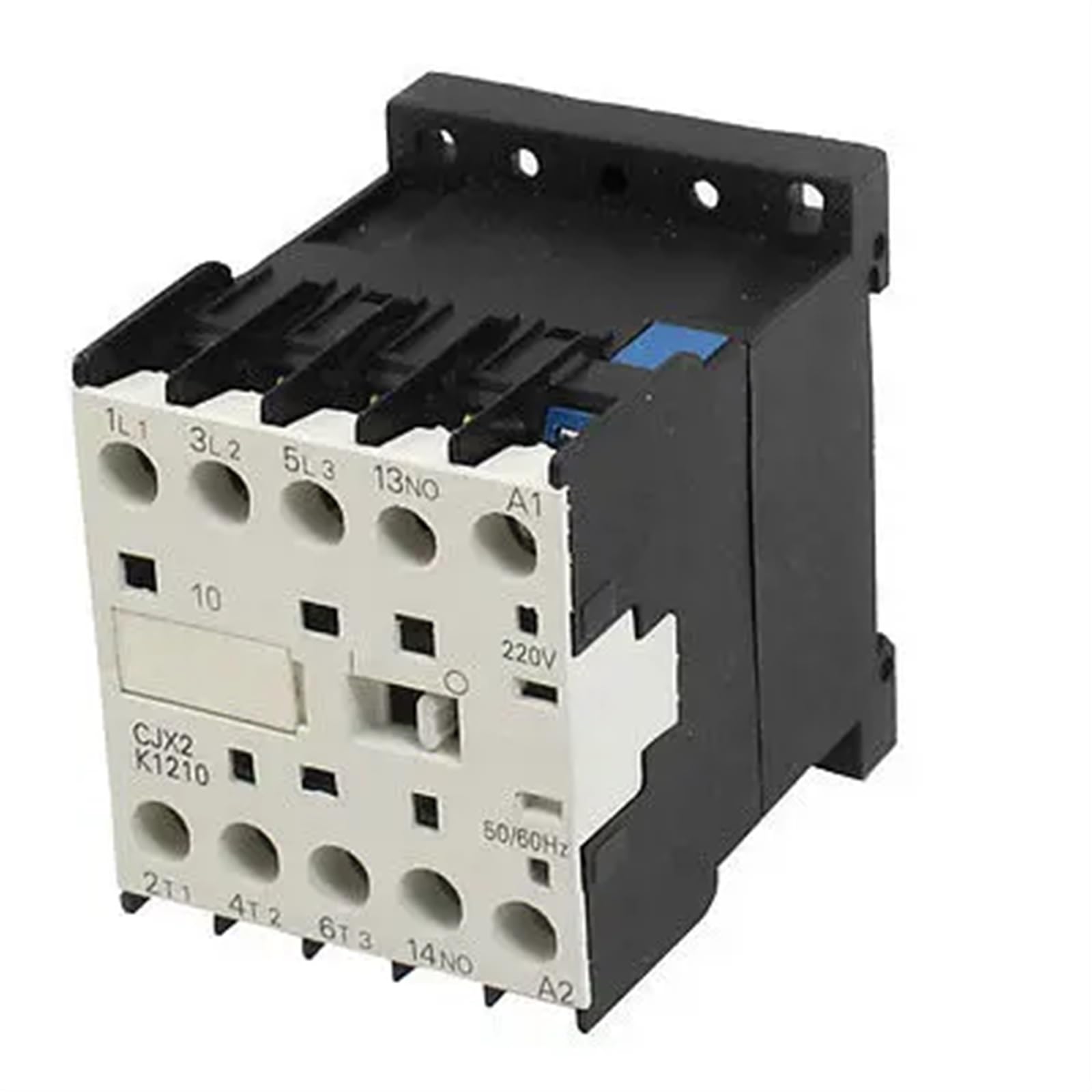 QEFHSVVZE CJX2-K1210 220 Volts Coil 35mm DIN Rail 12A Three Pole 3P 1NO AC Contactor