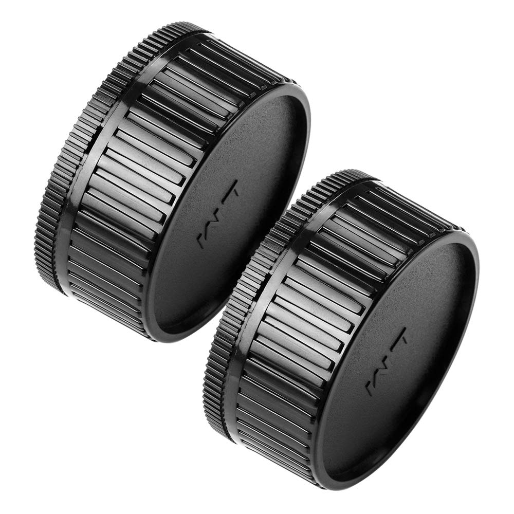 Body Cap and Lens Rear Cap Cover Replacement Set for Leica M-Mount Lens&Cameras,2 Sets