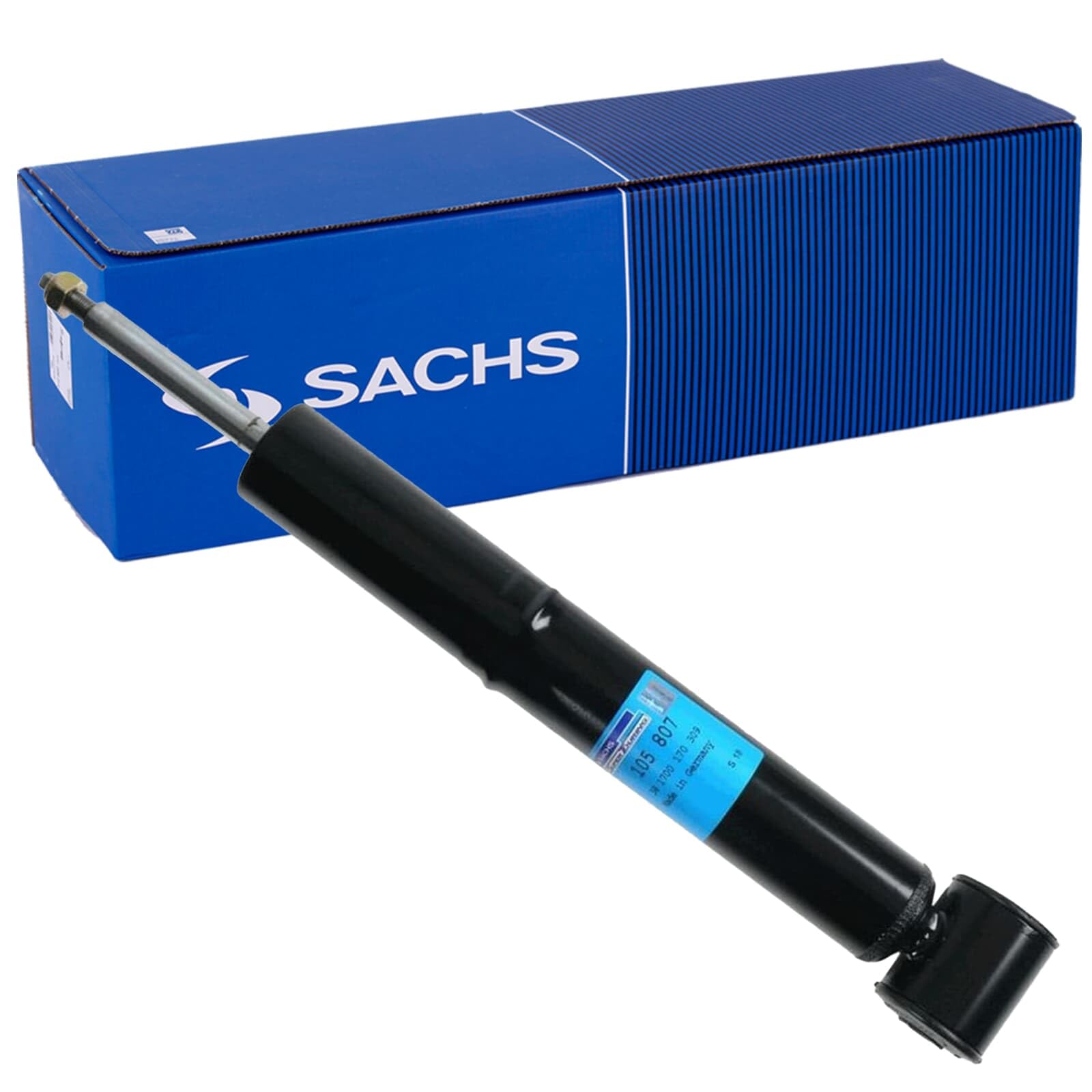 SACHS 105 807 Shock Absorber compatible with Audi A6 C4 Avant (4A5) 1994-1998 Rear Axle and Other Vehicles