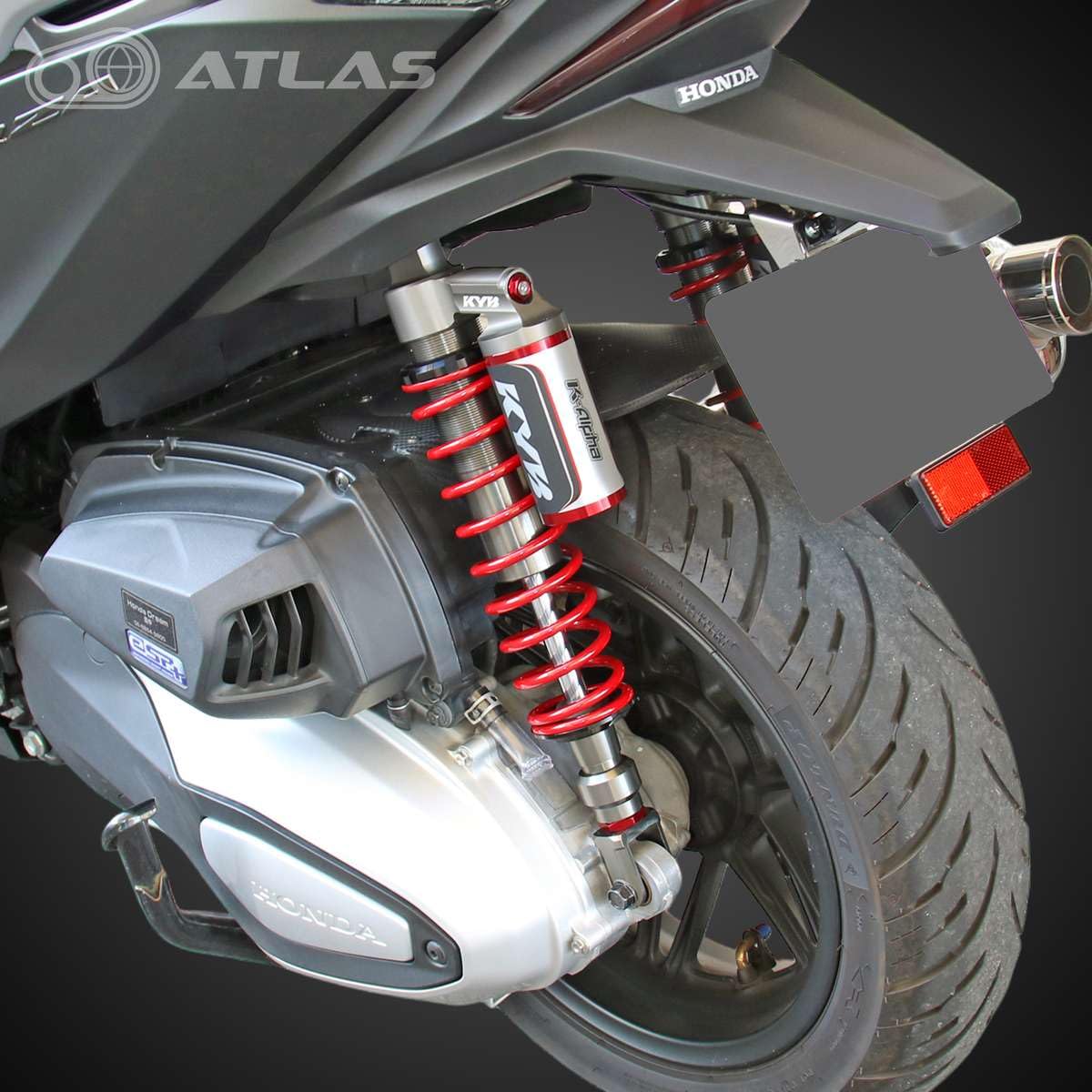 KYB ダブルショックアブソーバー 赤/銀 KYB ダブルショックアブソーバー 赤/銀 KYB ダブルショック