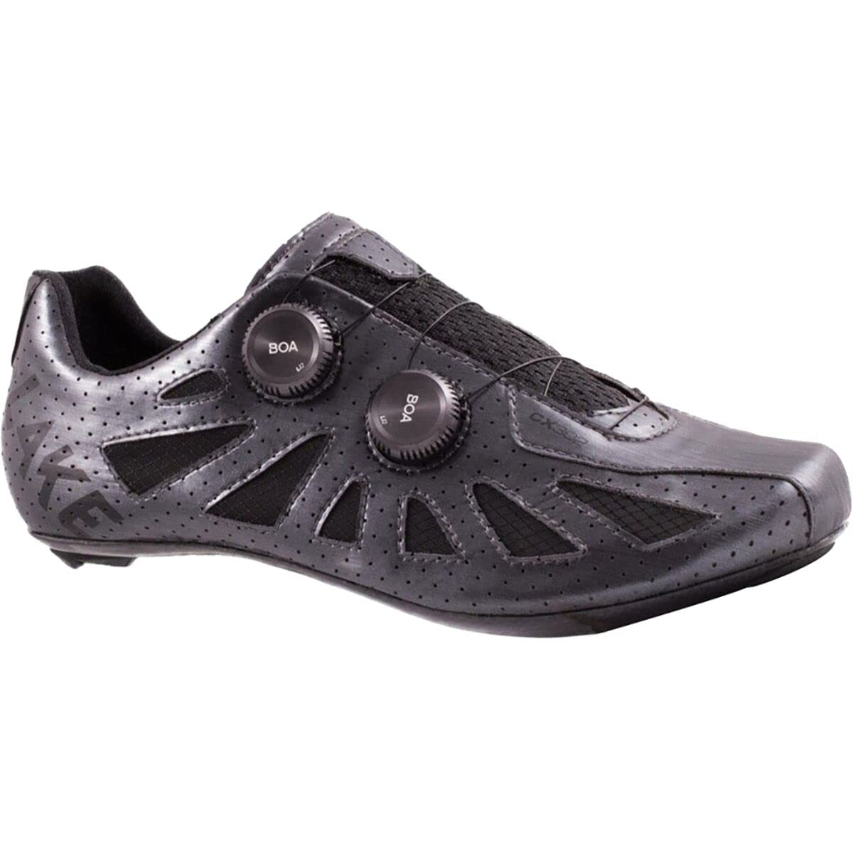Lake Cx302 Cycling Shoe - Men's Metal/Black, 45.5
