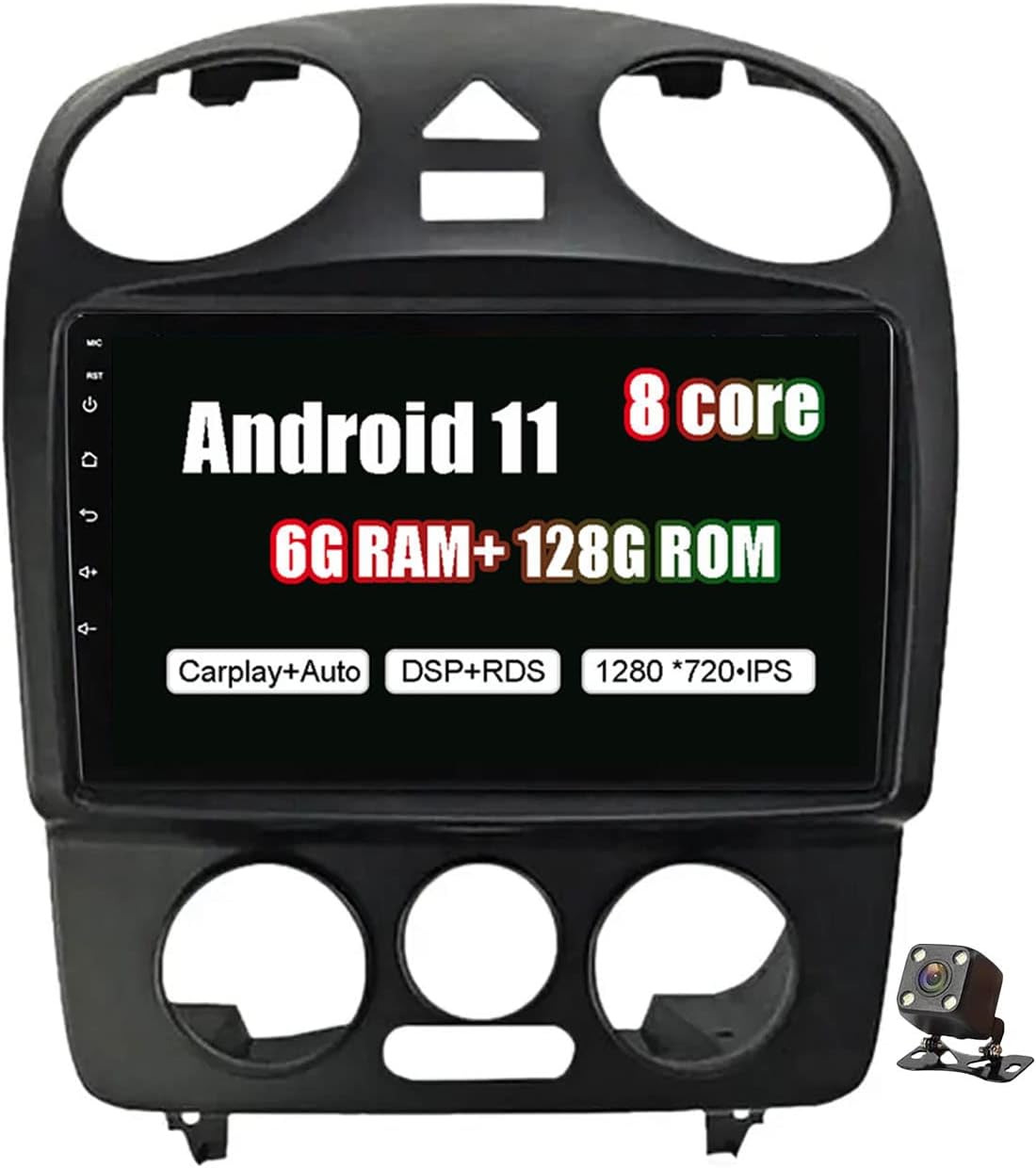 PLOKM Android 11 FM RDS Radio in Dash Car Stereo for VW