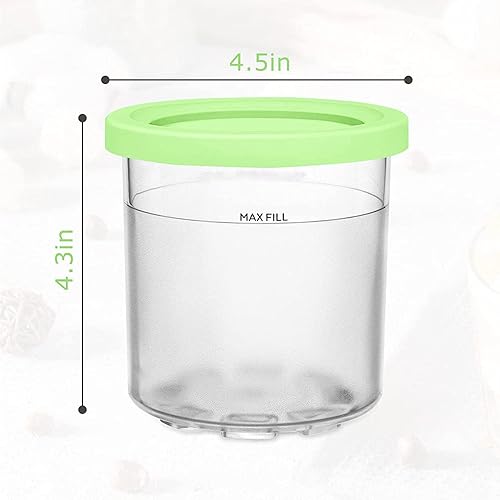 Miniatura 4 de Ice Cream Pint Containers, for Ninja Creami Pints with Lids, Pint Ice Cream Containers Bpa-Free,Dishwasher Safe Compatible NC301 NC300 NC299AMZ