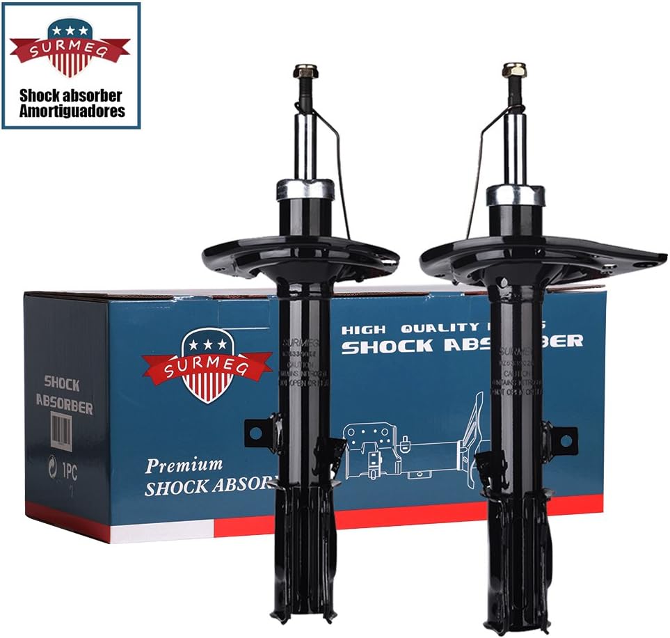SURMEG Rear Shocks & Rear Struts fits for 2007-2011 Toyota Camry & 2006-2012 Toyota Avalon (Pack of 2) Replacement 339043,339044,72309, 72310