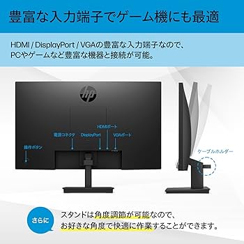 HP 薄型モニター HDMI VGA接続