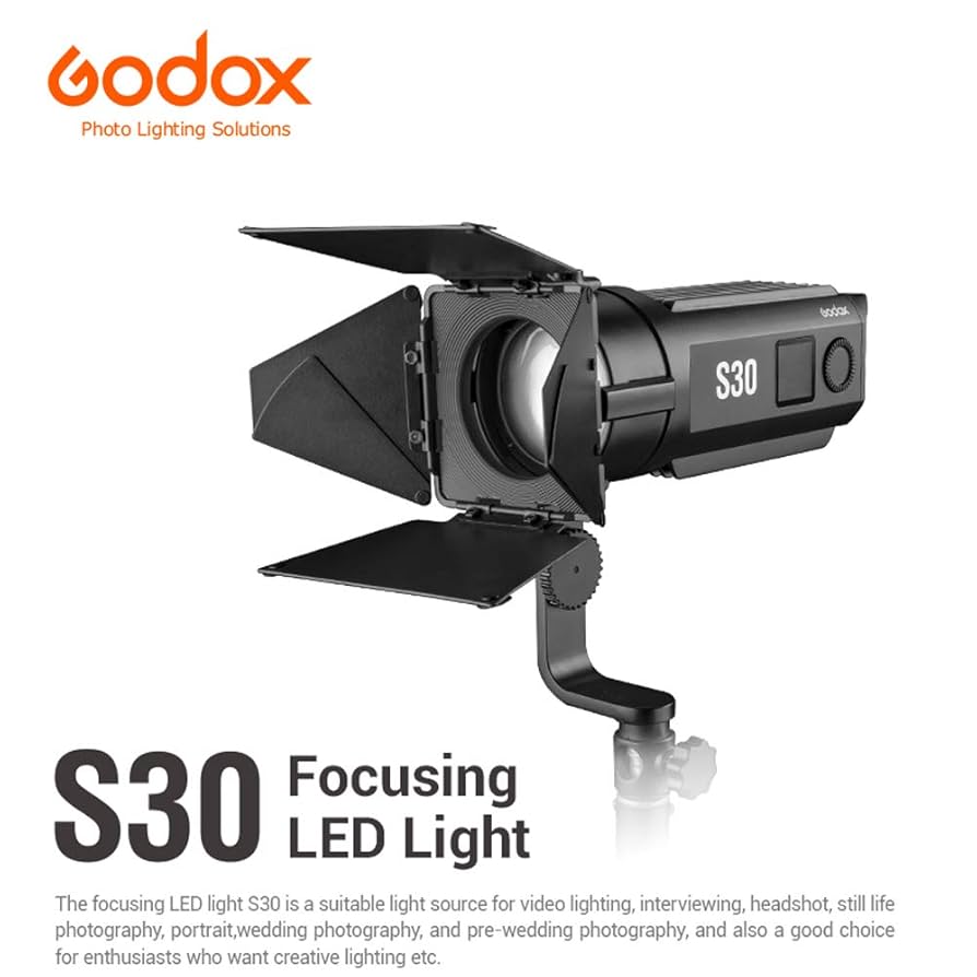 GODOX S30スポットライトLED Amazon.com : Godox S30 LED Spotlight Video Light with