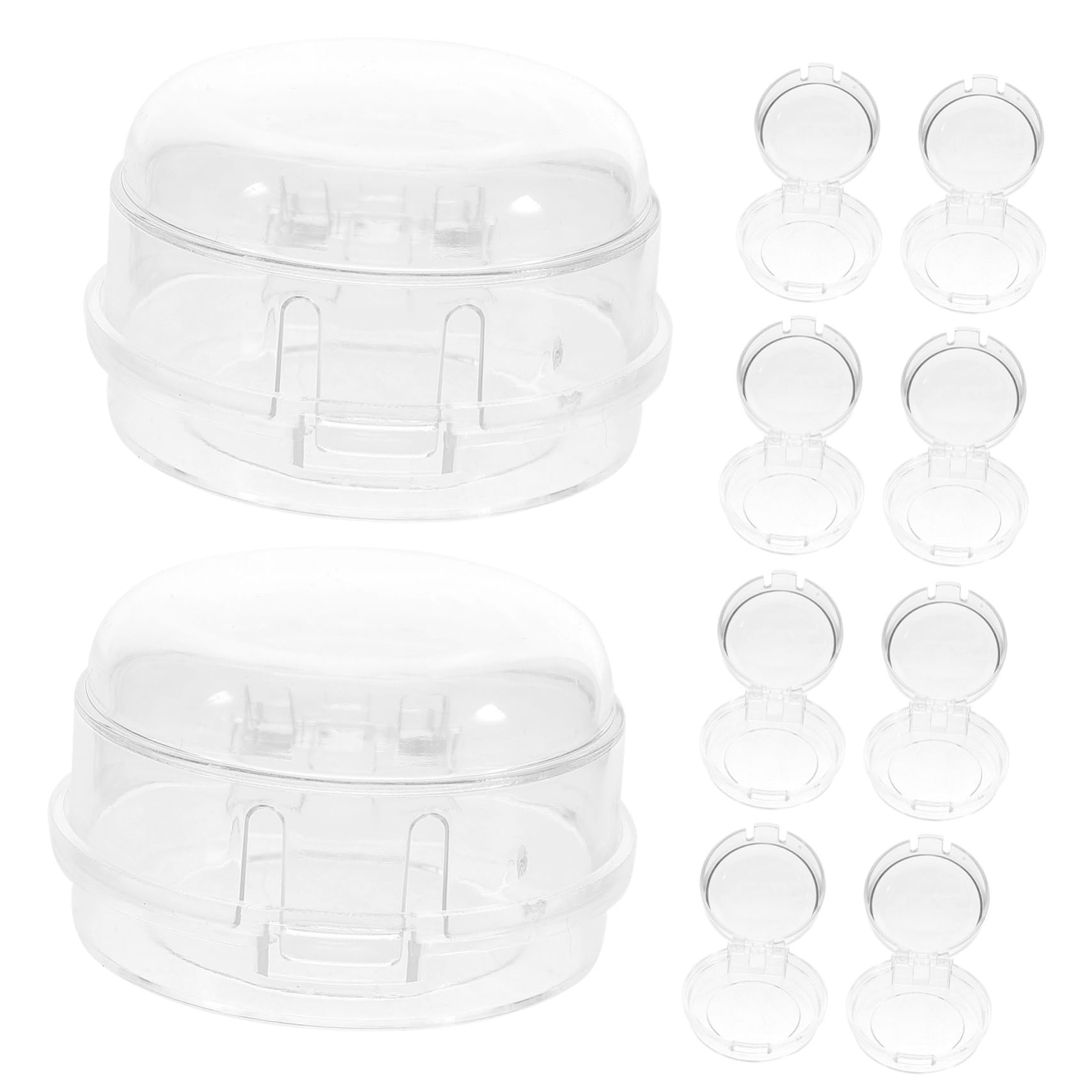 KONTONTY 10 Pack Stove Knob Covers Gas Stove Burner Covers Baby Proof Easy to Clean Compact Safe