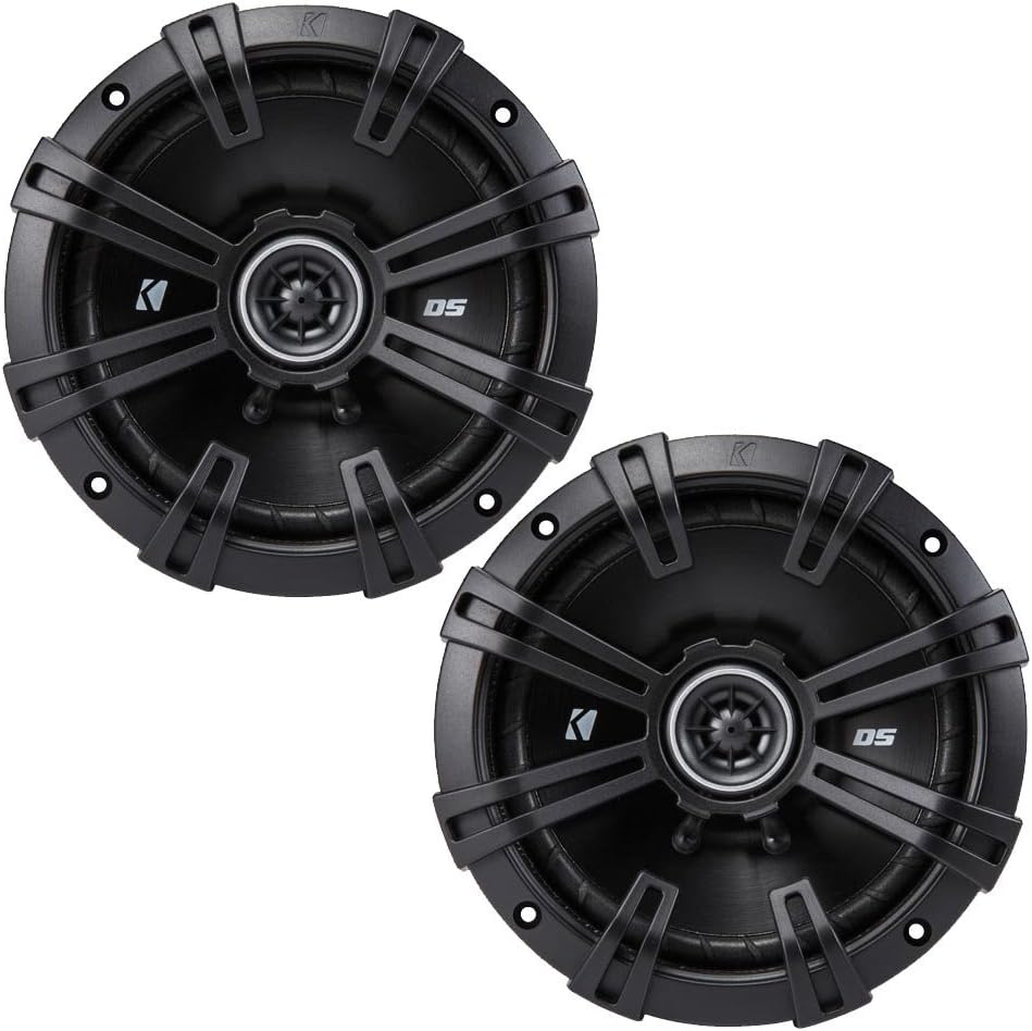 KICKER 43DSC6704 16.5 cm Coax LS Black