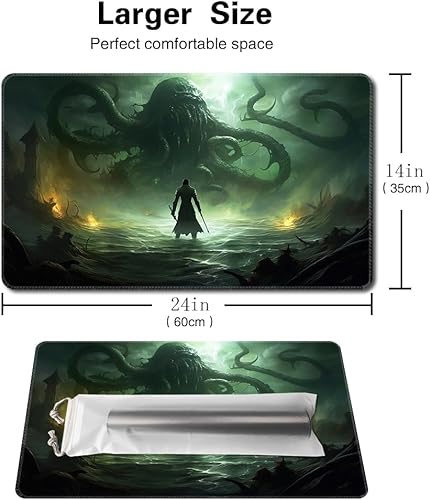 Miniatura 8 de MTG - Tapete de juego de tamaño 24 x 14 pulgadas, con parte trasera antideslizante, ideal para entusiastas de los juegos de cartas, tapete de juego