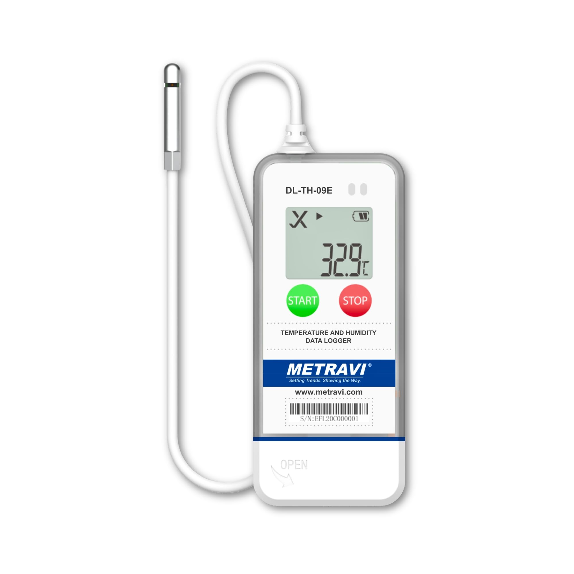 Metravi DL-TH-09E Temperature and Humidity Data Logger with External Sensor, USB-based, 32000 logs, FDA CFR-21 compliant, IEC-60529 – IP65, tamper proof reports-picture-21