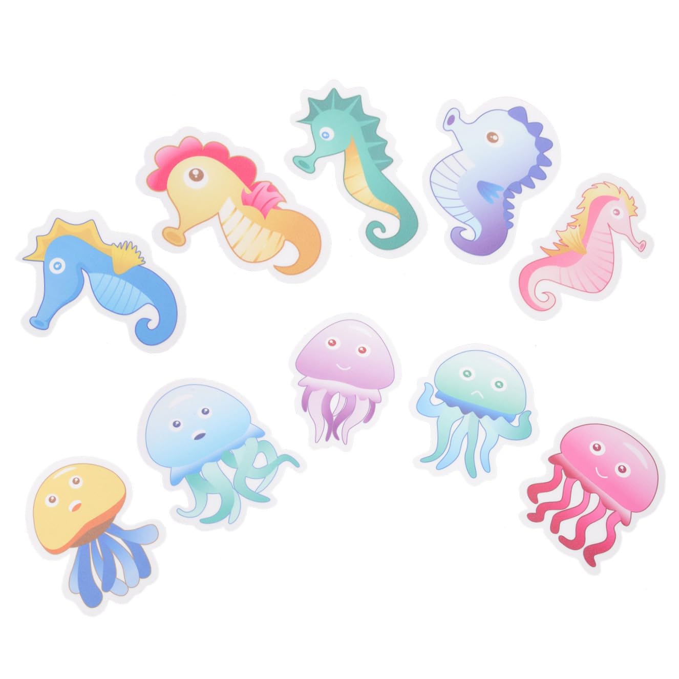 Zerodeko 40 Piezas Dibujos Animados de baño Antideslizante Adhesivos Antideslizantes para bañera decoración de Pared Pegatinas calcomanías Antideslizantes para bañeras Piso