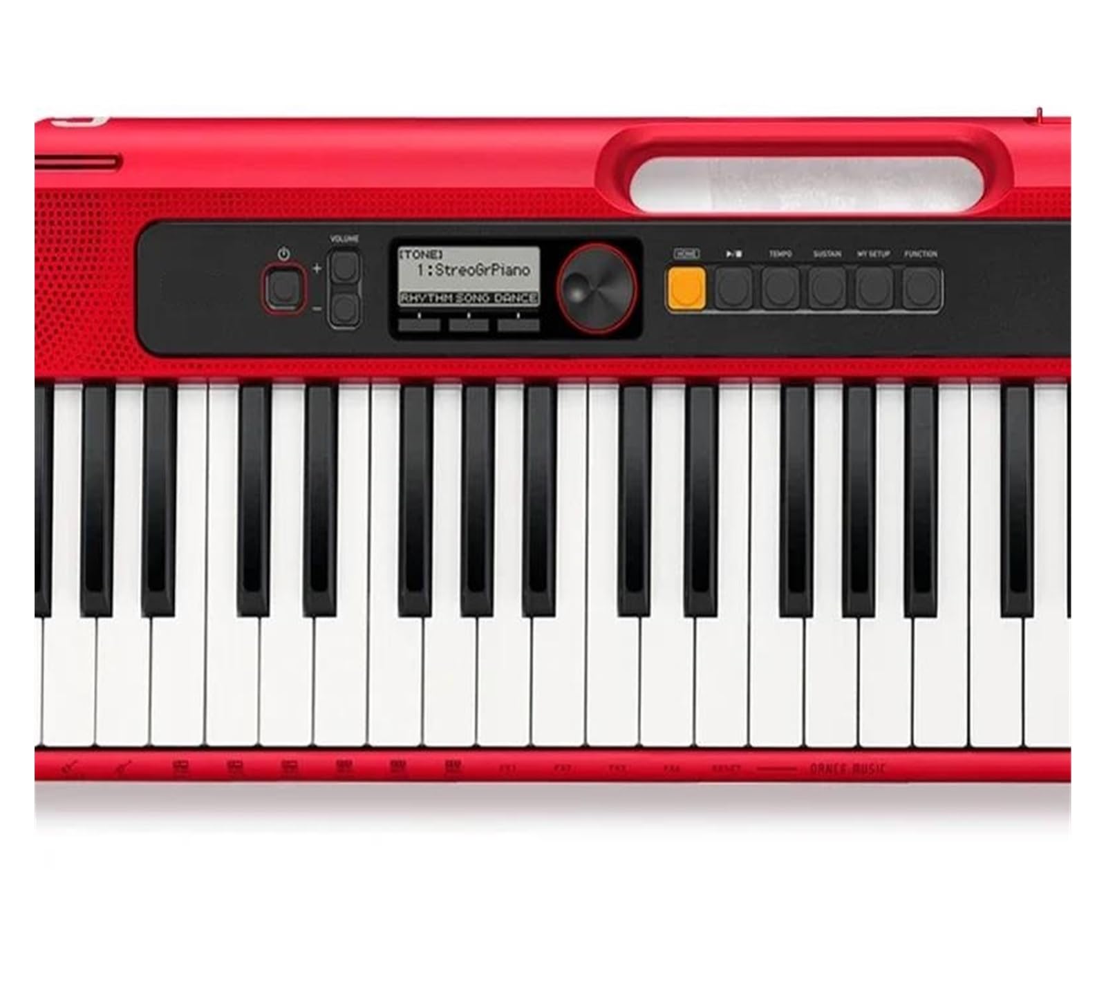 Principiante teclado electrónico Teclado Musical Instrumentos Profesionales Adultos 61 Teclas Controlador Portátil Teclado Musical Piano Electrónico Digital (Color : Crimson)
