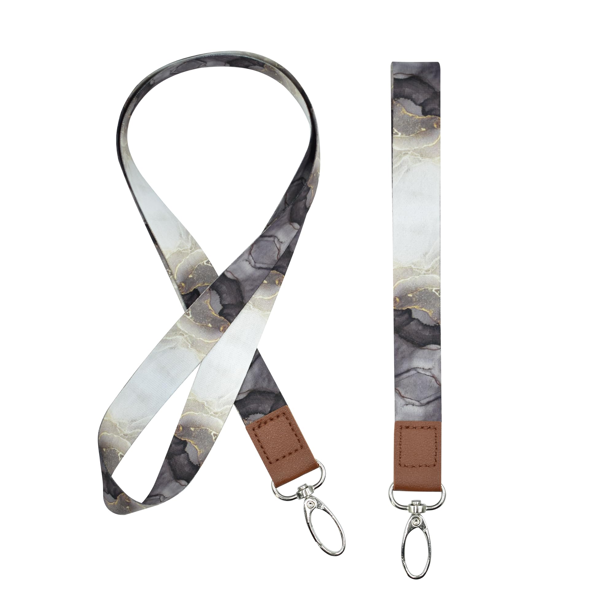 2 pieza Schlüsselband,schlüsselband mit karabiner,porta tarjetas identificativas，cuelga llaves cuello，lanyard enfermera，lanyard tarjeta，lanyard llaves，tarjetero colgante
