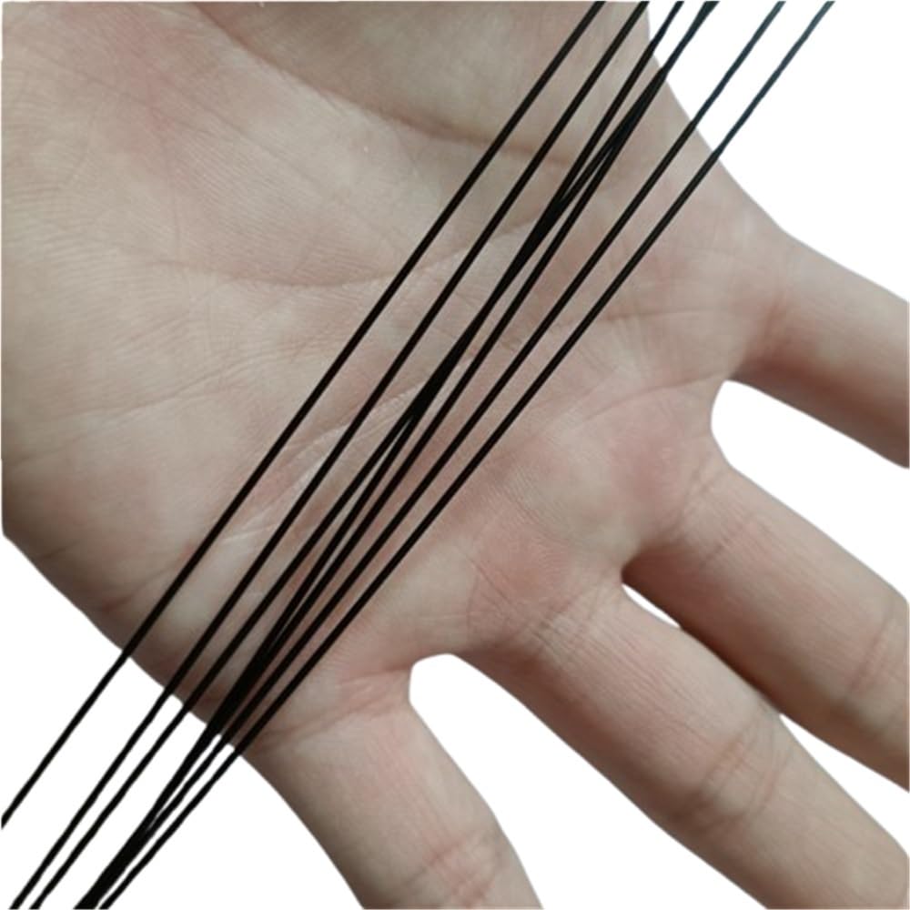 6 tiges noires en fibre de verre – Barres élastiques légères de 1 m.(0.8x1000mm)