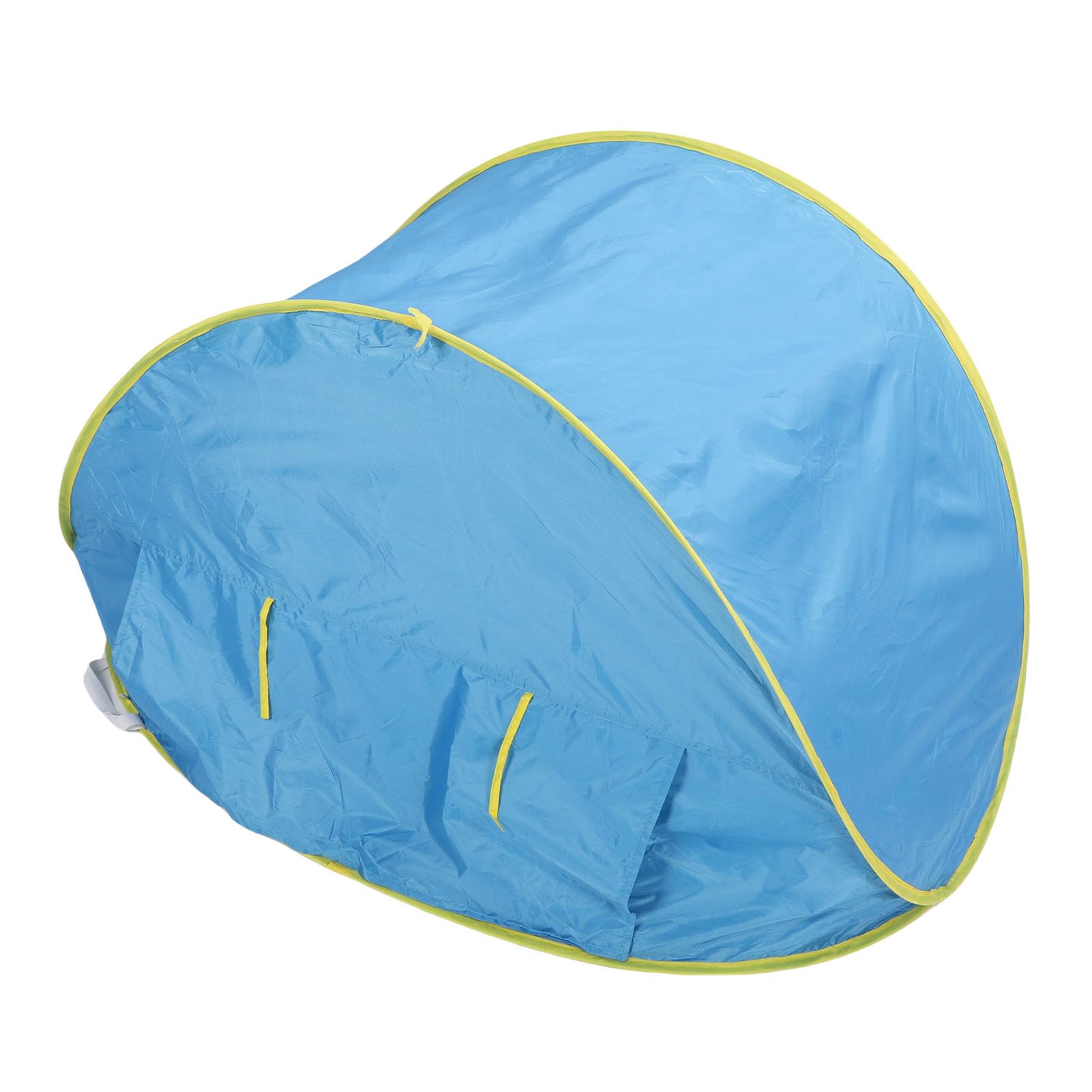 Tenda da Spiaggia, Tendalino Parasole Pop-up con Protezione UV UPF 50+ e Piscina per Bambini Incorporata, Portatile, Leggero, Facile da Montare, per Neonati, Campeggio, Viaggi (BLUE)