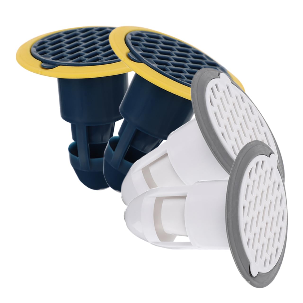 UKCOCO 8 Pz coperchio dello scarico del filtro colino in plastica tappo del lavandino del bagno tappi per lavandini tappi lavello tappo universale per lavabo da bagno tappi del lavandino
